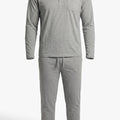 Pijama Perchado Caballero Big Boy Triángulos Gris