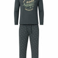 Pijama Perchado Caballero Aviator Verde