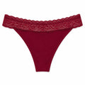 Tanga Encaje Bordeaux Ysabel Mora