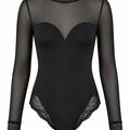 Body Transparencias Encaje Negro Ysabel Mora