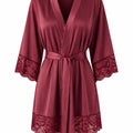 Bata Lencera Bordeaux Ysabel Mora