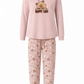 Pijama Perchado Mujer Hapi Capi Rosa
