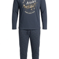 Pijama Perchado Caballero Big Boy Triángulos Azul