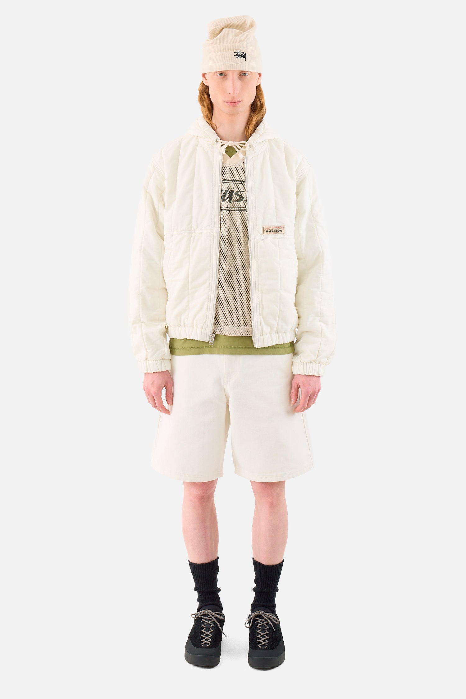Quilted Canvas Work Jacket